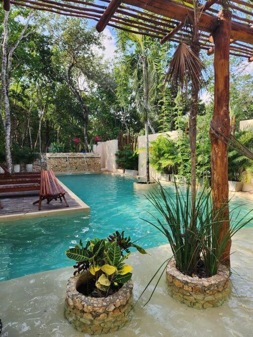 Apartment With Private Pool Tulum Chemuyil Exterior photo